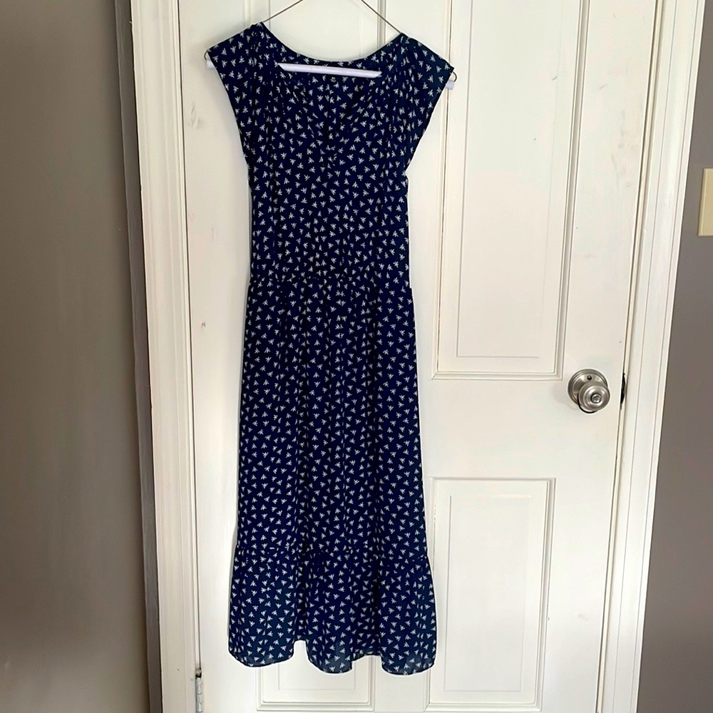 Jcrew Mercantile dragonfly midi dress, XS